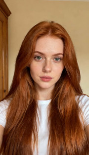 Redhead Deep Throat - Before